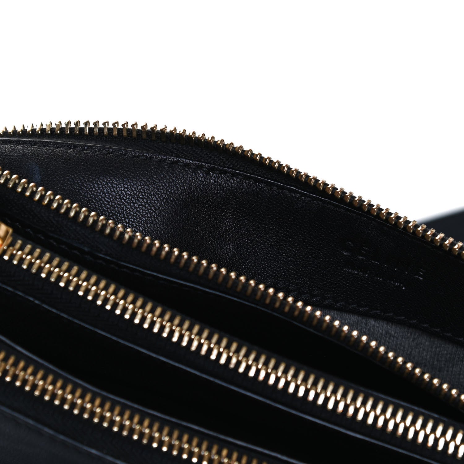 Celine Lambskin Small Trio Crossbody Bag Black 10 of 10