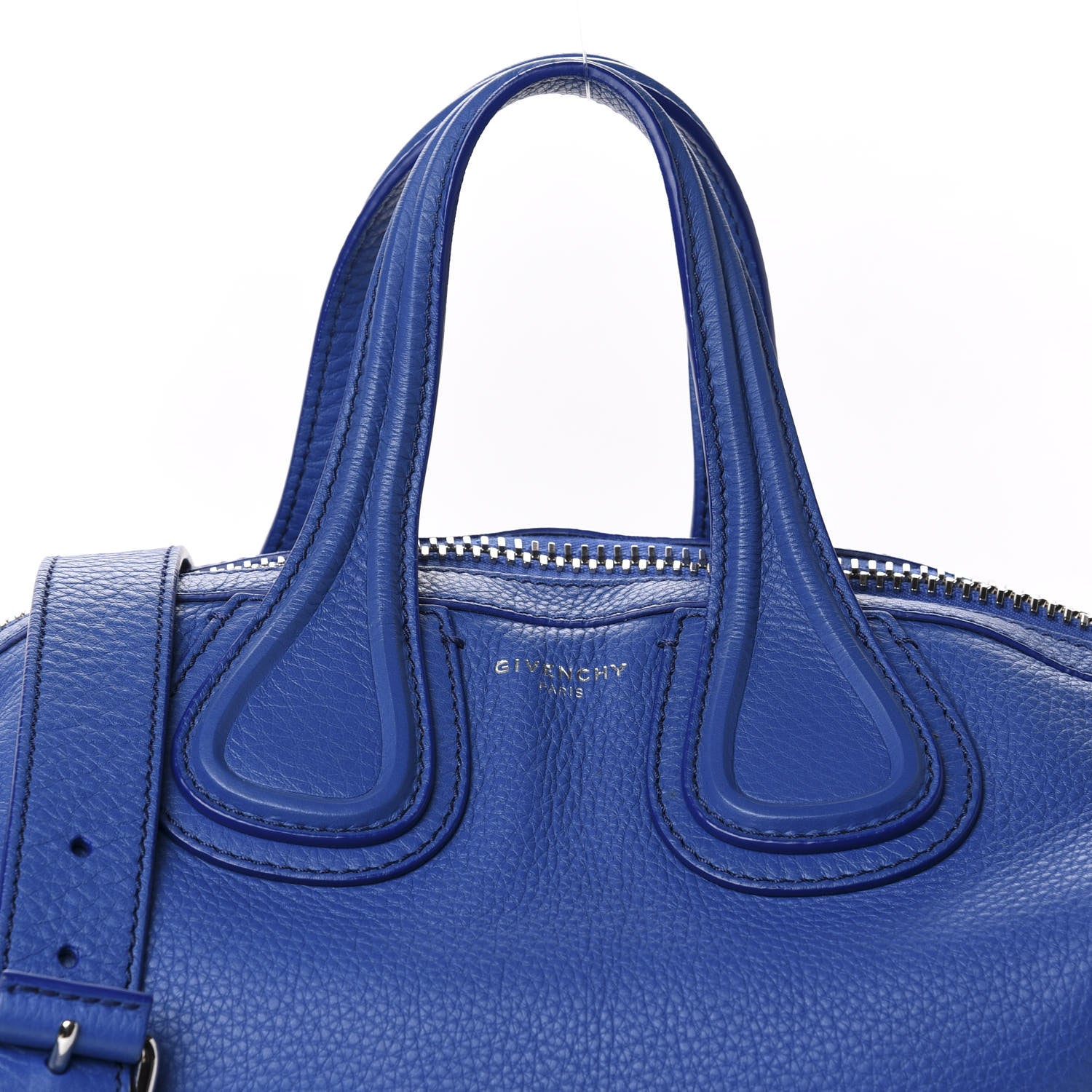 Givenchy Waxy Grained Calfskin Small Nightingale Blue Indigo 11 of 11