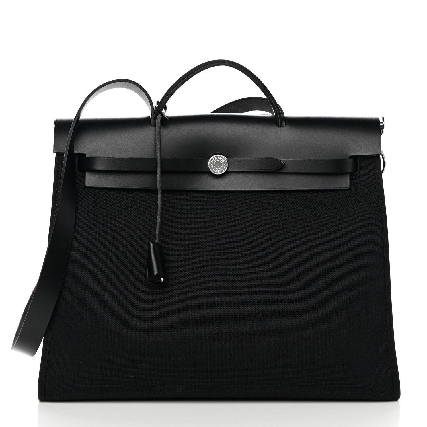 Hermes Toile Militaire Vache Hunter Herbag Zip 39 MM Black 2 of 14
