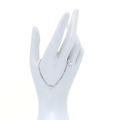 Cartier 18K White Gold Diamond SM D'Amour Bracelet 2 of 7
