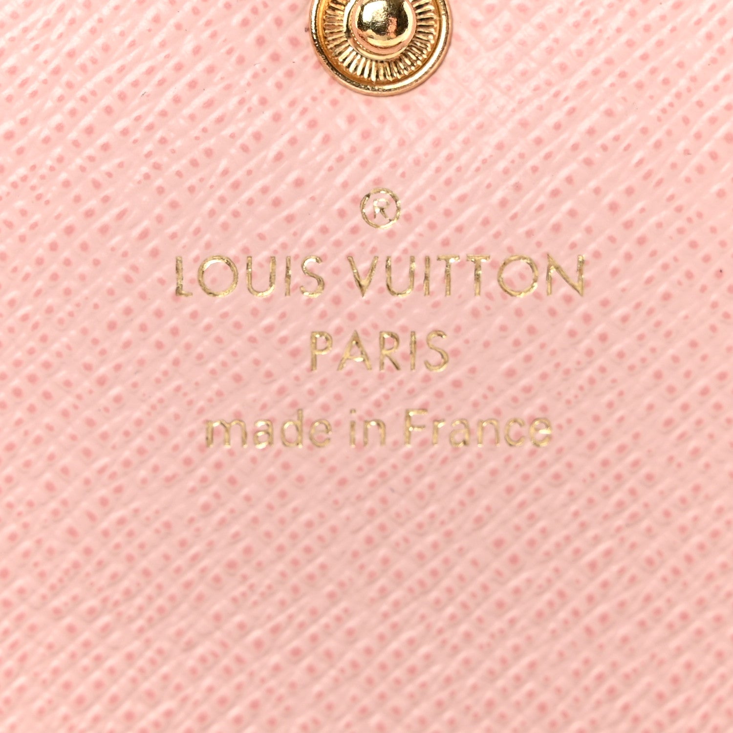 Louis Vuitton Damier Azur Emilie Wallet Rose Ballerine 6 of 9