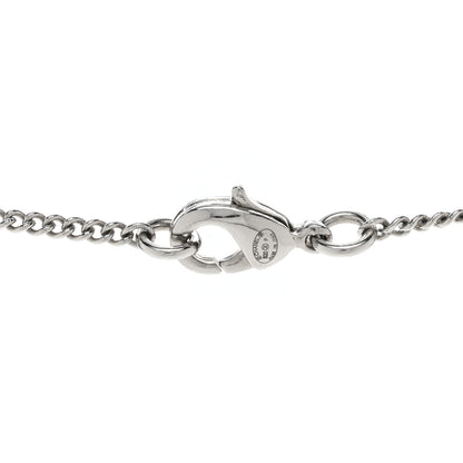 Chanel Crystal CC Star Pearl Drop Necklace Silver 5 of 6