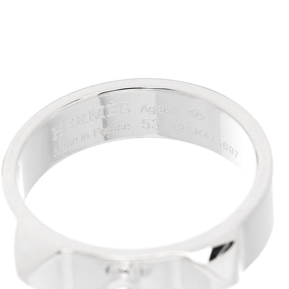 Hermes Sterling Silver PM Collier De Chien Ring 53 6.25 4 of 5