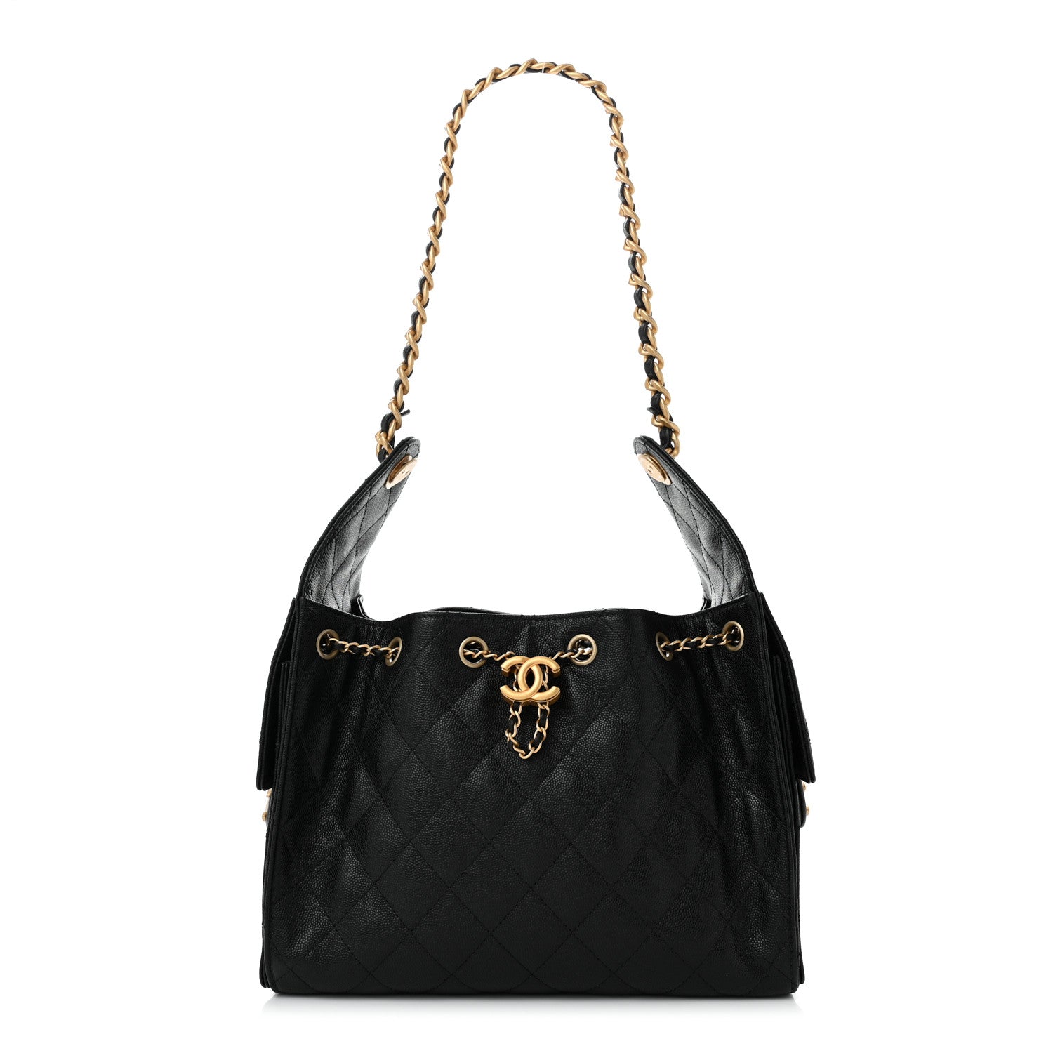 Chanel Caviar Quilted Small Chanel 25 Handbag Black 1 of 11