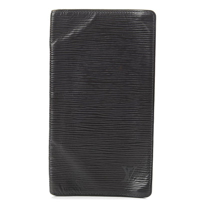 Louis Vuitton Epi Checkbook Card Holder Black 1 of 16