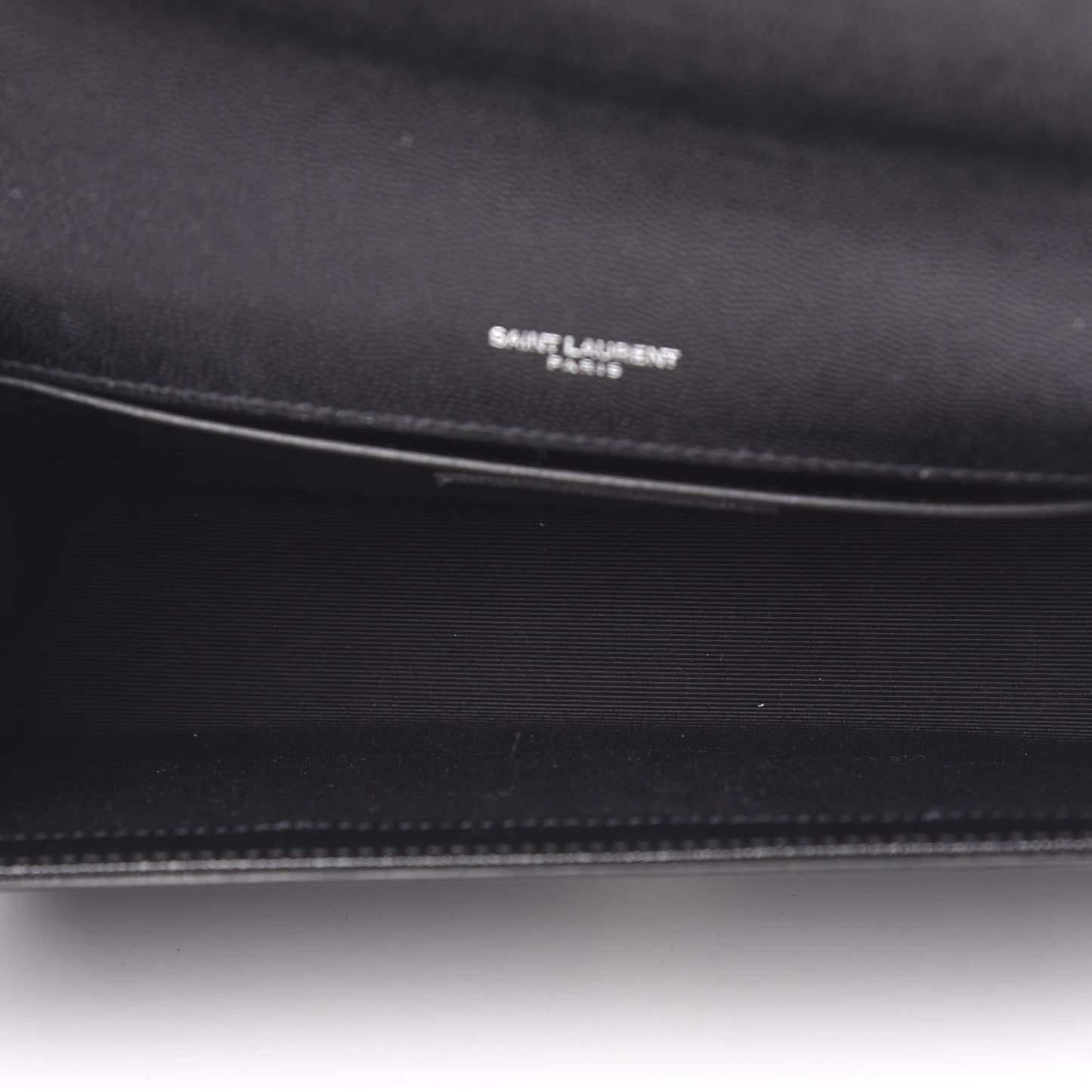 Grain De Poudre Medium Classic Monogram Kate Satchel Black