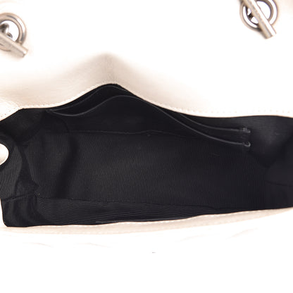 Saint Laurent Sheepskin Matelasse Monogram Classic Baby Chain Bag White 5 of 21