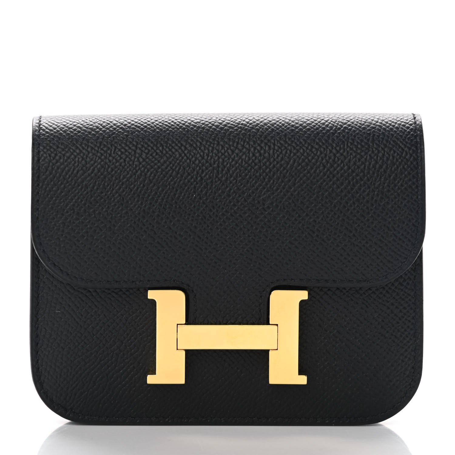 Hermes Epsom Constance Slim Wallet Black 1 of 11