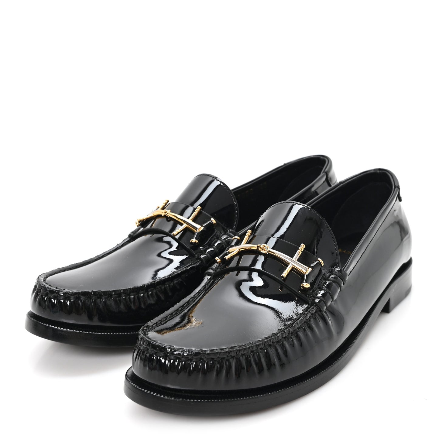 Patent Le Loafer 15 Penny Slippers 40 Black
