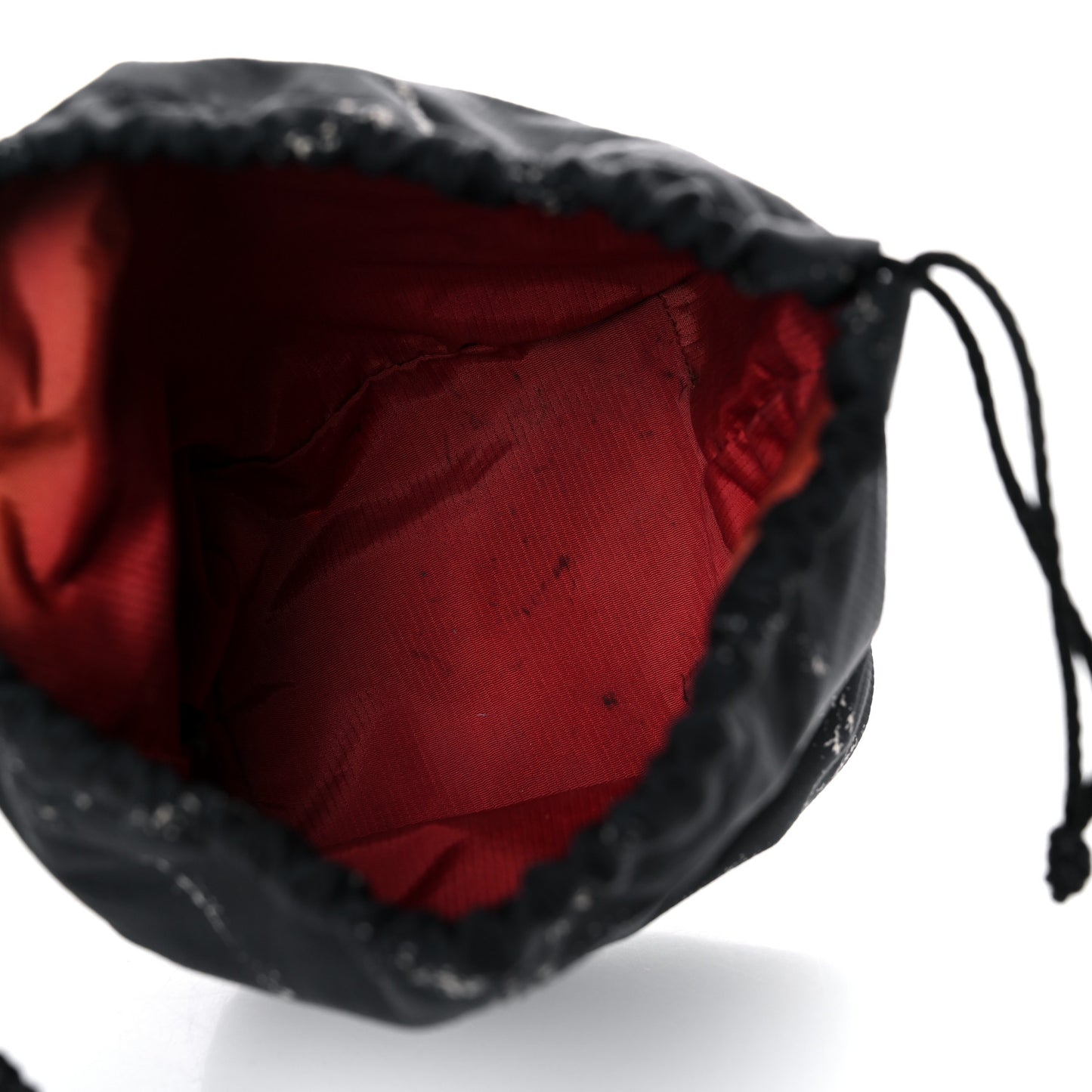 Nylon Travel Drawstring Bag Black