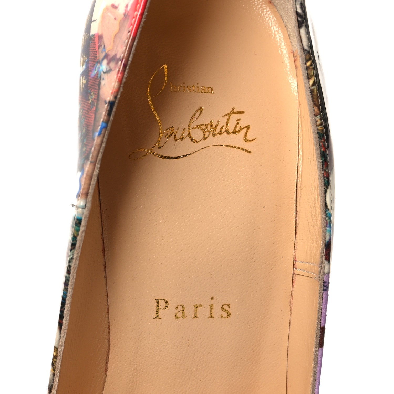 Christian Louboutin Patent Trash So Kate 100 Pumps 36 Multicolor 7 of 8