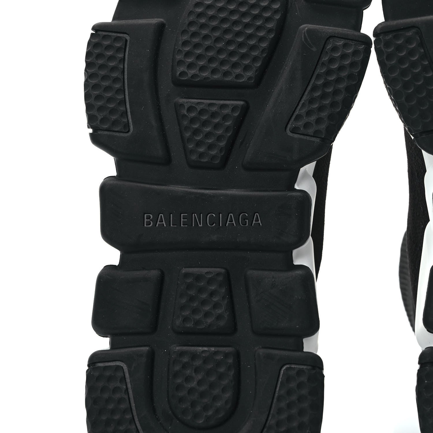Balenciaga Neoprene Knit Womens Speed Sneakers 36 Black White 7 of 9