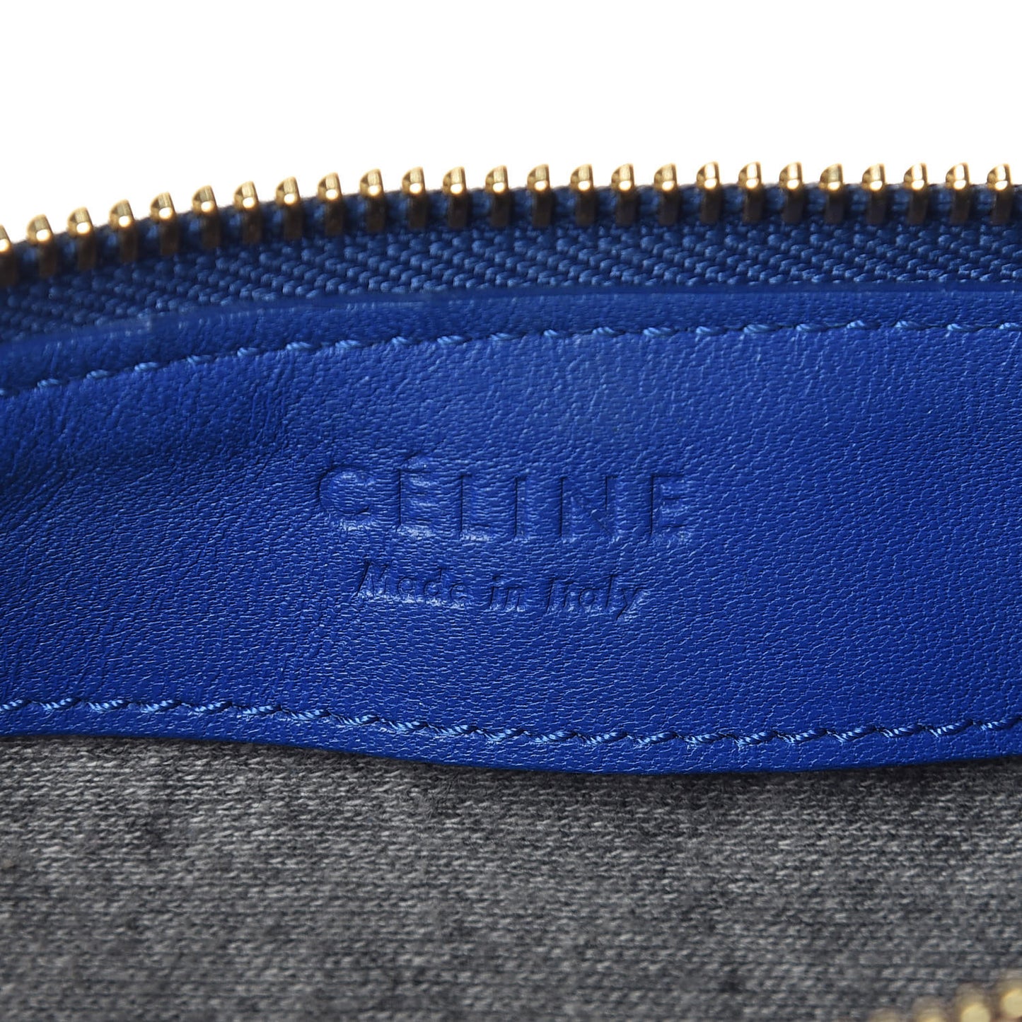 Lambskin Large Trio Crossbody Bag Deep Blue