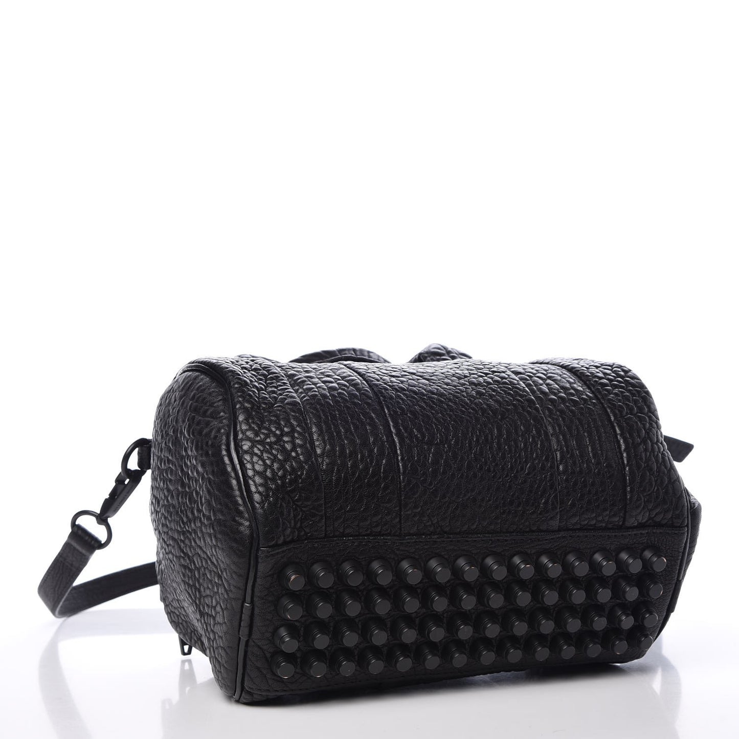 Pebbled Lambskin Rockie Black Matte Black Hardware