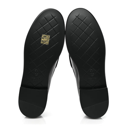 Chanel Lambskin Quilted CC Turnlock Loafers 39.5 Black 5 of 11