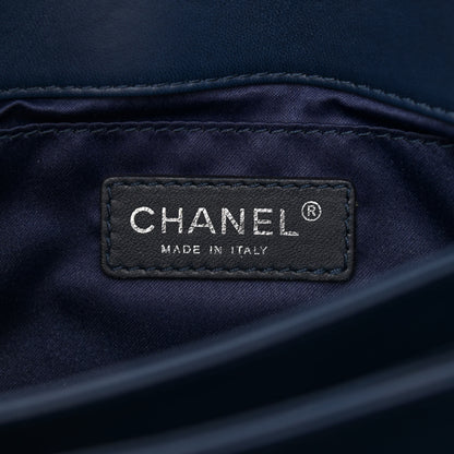 Chanel Lambskin Quilted By 4 Flap Crossbody Navy 6 of 10