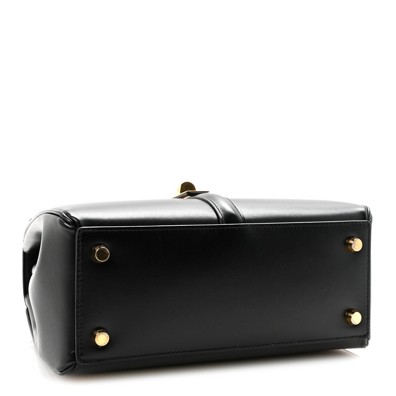 Celine Satinated Calfskin Small 16 Top Handle Bag Black 4 of 10