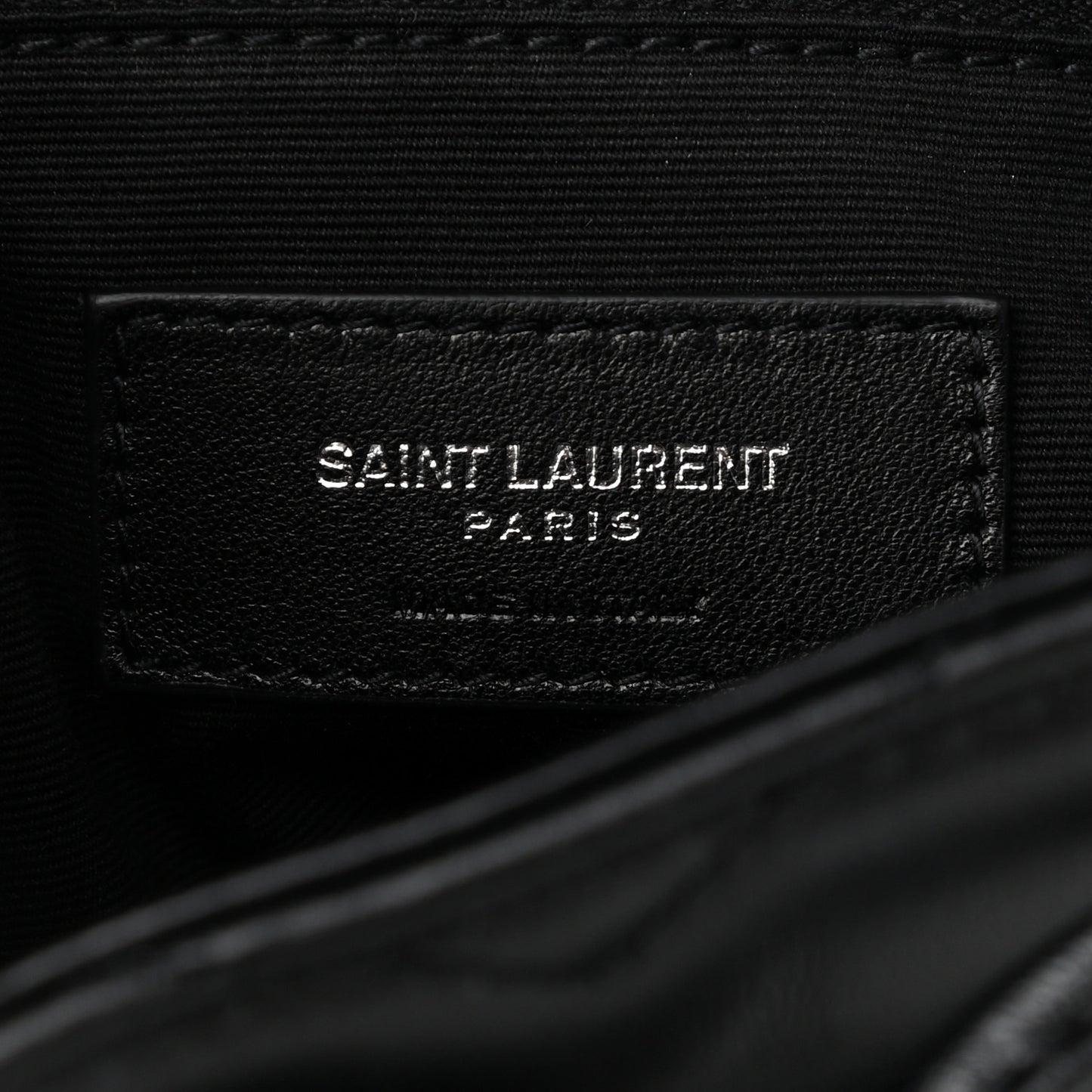 Calfskin Y Quilted Monogram Small Loulou Backpack Black