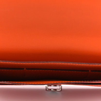 Hermes Togo Dogon Duo Wallet Orange 5 of 7