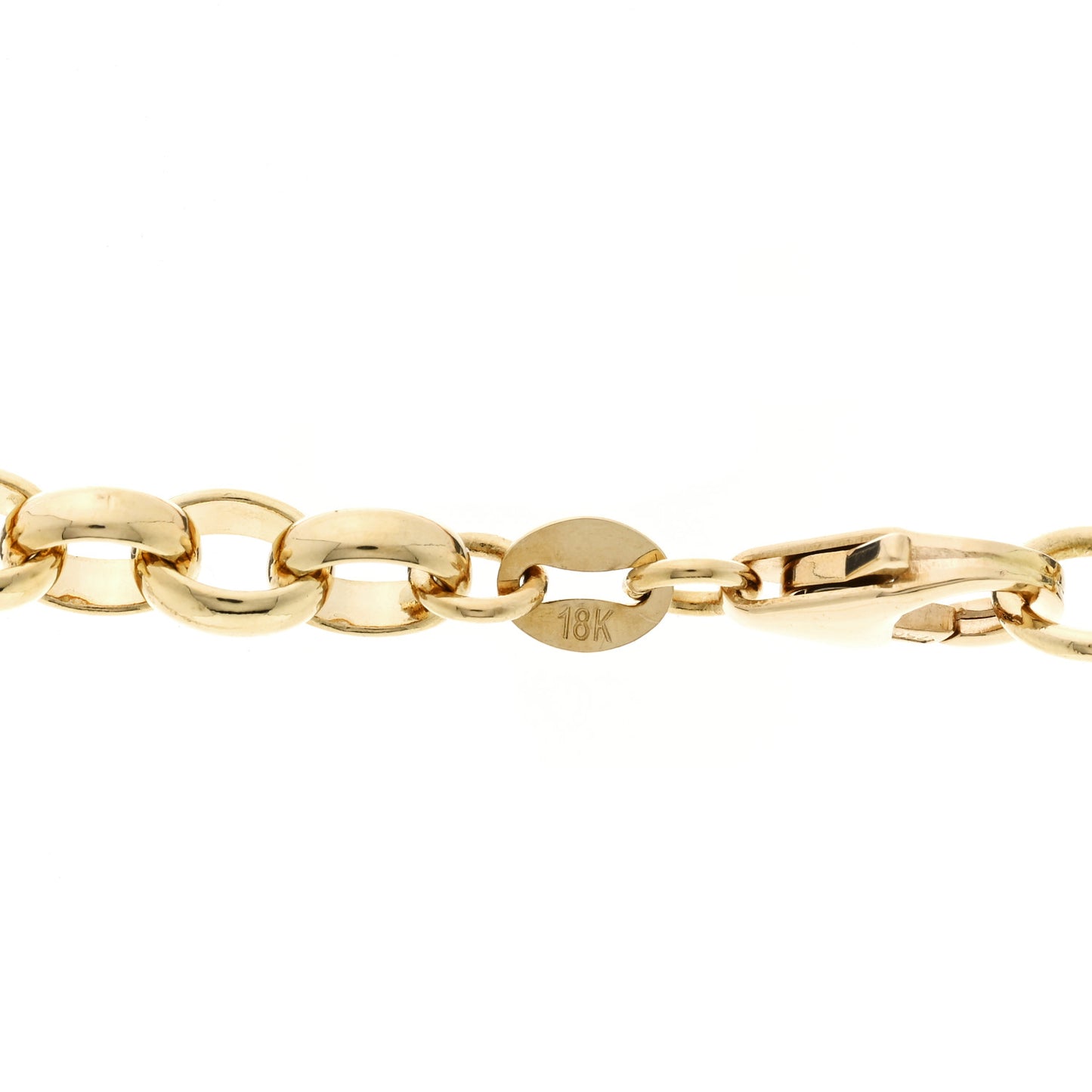 18K Yellow Gold Enamel Large Strength Petite Karma Medallion Heavy Mixed Belcher Extension Chain Necklace Blue