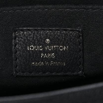Louis Vuitton Grained Calfskin Lockme Chain Bag Black 6 of 14