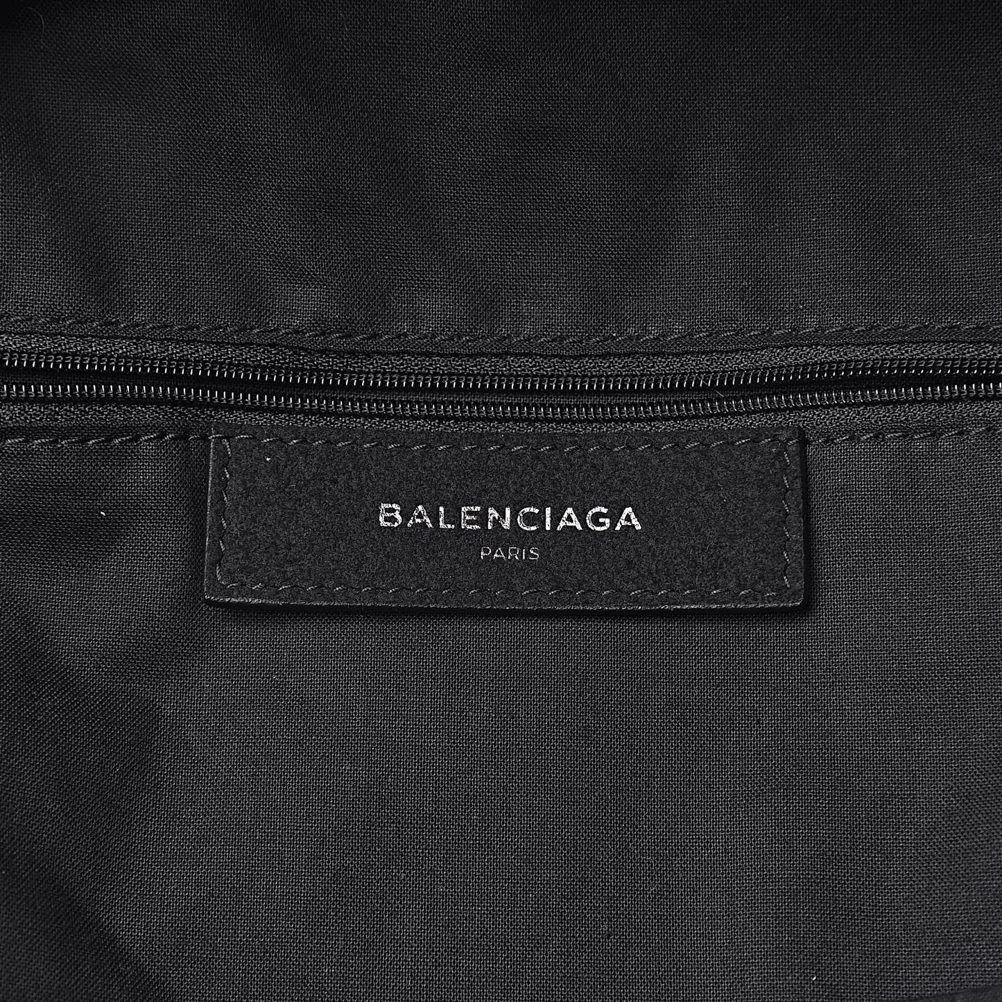 Nylon Milano Paris LA Embroidered Explorer Backpack Black