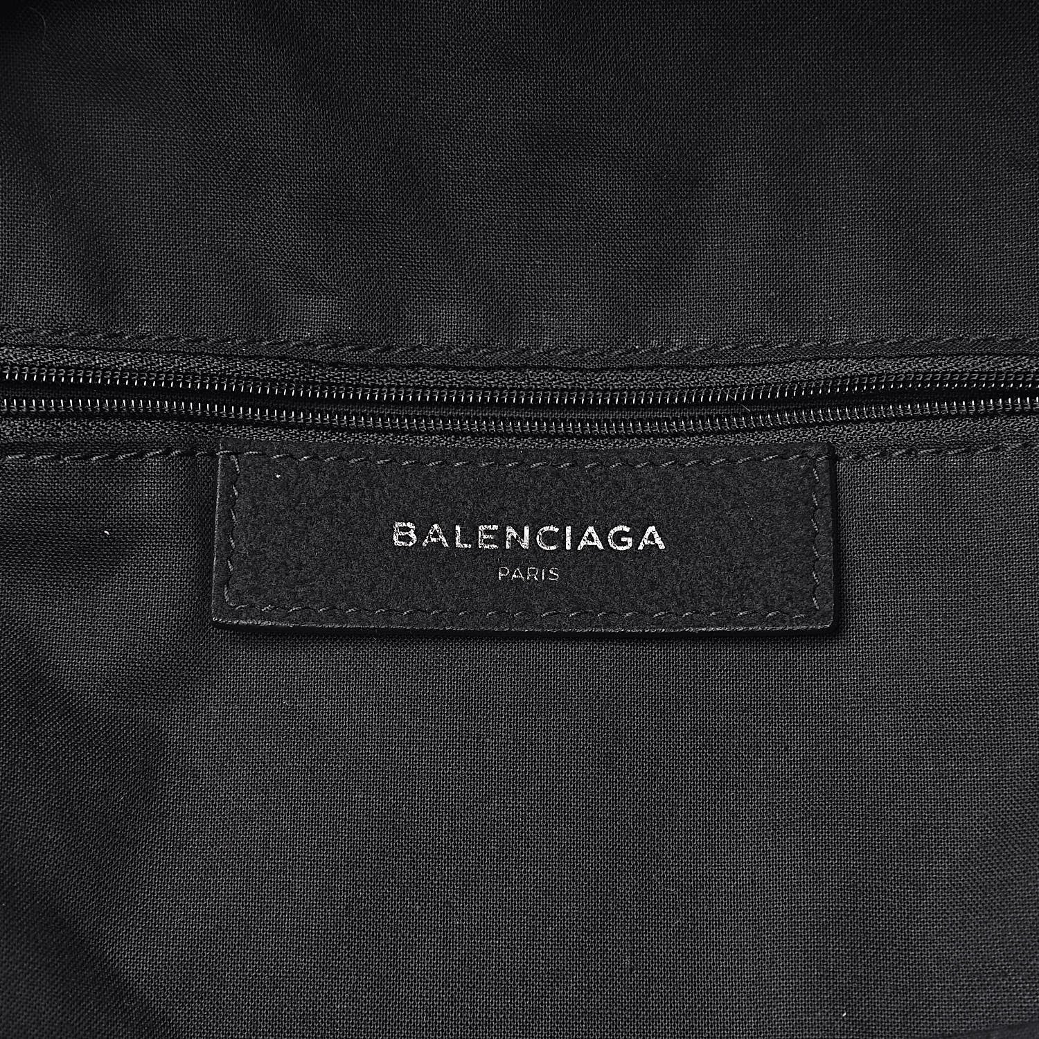 Balenciaga Nylon Milano Paris LA Embroidered Explorer Backpack Black 6 of 10
