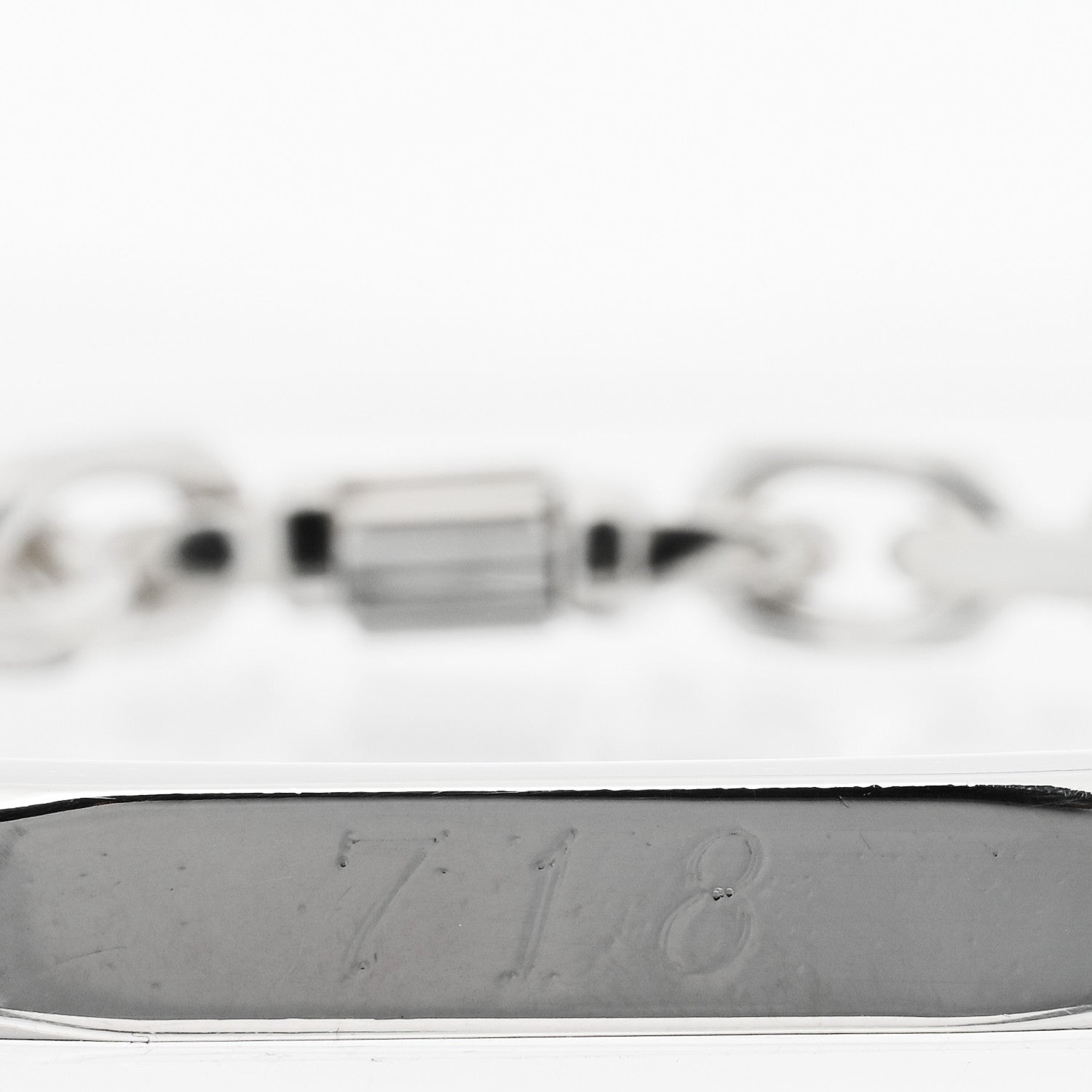 Tiffany Sterling Silver 1837 Makers ID Chain Bracelet 3 of 4