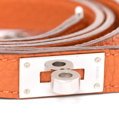 Hermes Togo Kelly Dog Leash Orange 4 of 5
