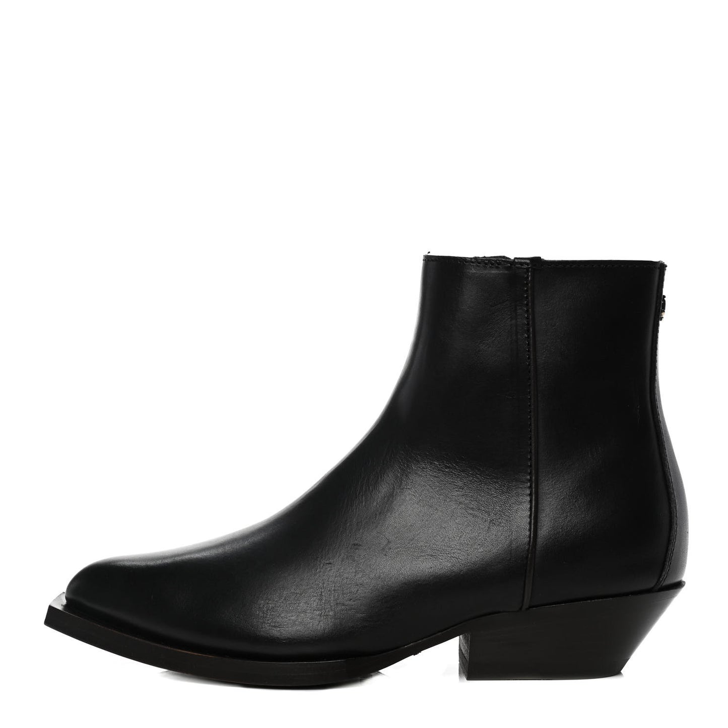 Calfskin Jun Ankle Boots 37 Black