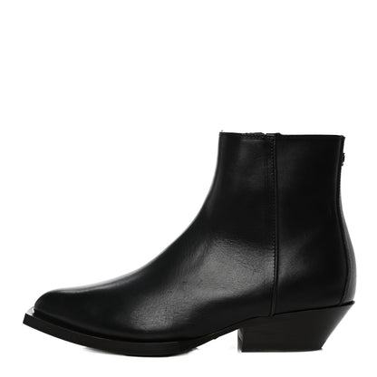 Jimmy Choo Calfskin Jun Ankle Boots 37 Black 1 of 8