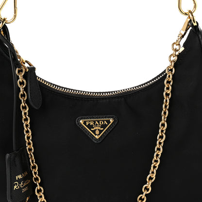 Prada Nylon Re-Edition 2005 Shoulder Bag Black 9 of 11