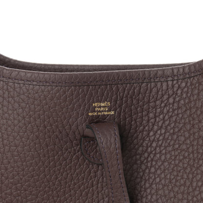 Hermes Taurillon Clemence Evelyne TPM Rouge Sellier 6 of 10