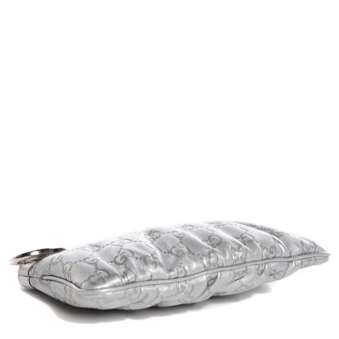 Guccissima New Britt Wristlet Silver