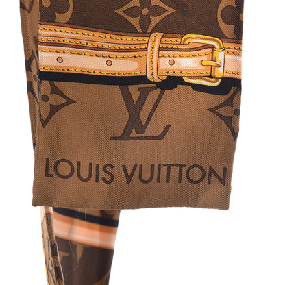 Louis Vuitton Silk Monogram Confidential Bandeau Brown 3 of 6