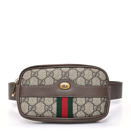 Gucci GG Supreme Monogram Ophidia Belted iPhone Case 75 30 Dark Brown 1 of 11