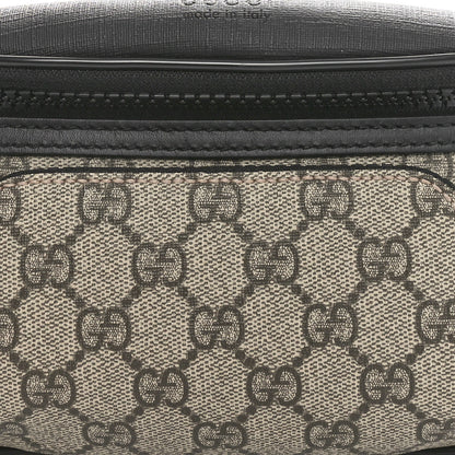 Gucci GG Supreme Monogram Belt Bag Black 8 of 10