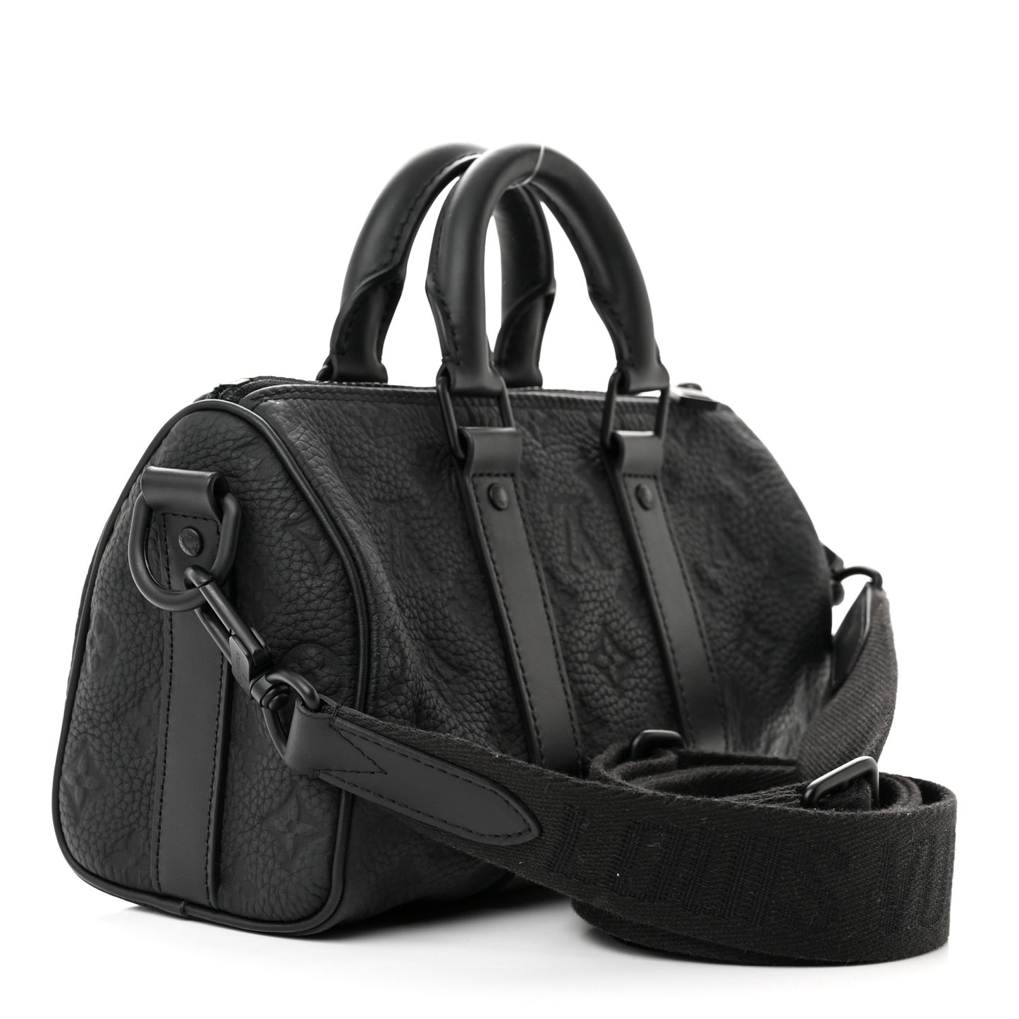 Monogram Taurillon Keepall Bandouliere 25 Black