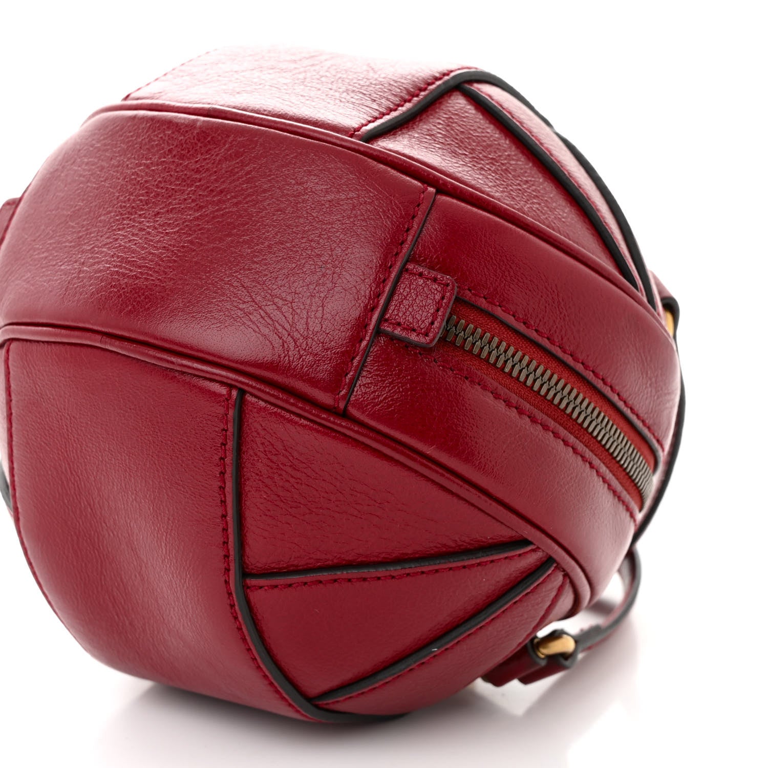 Gucci Piuma Lux Energy Mini Tifosa Basketball Shaped Shoulder Bag Romantic Cerise 10 of 10