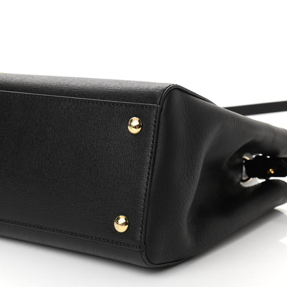Fendi Vitello Elite Petite 2Jours Tote Black 10 of 10