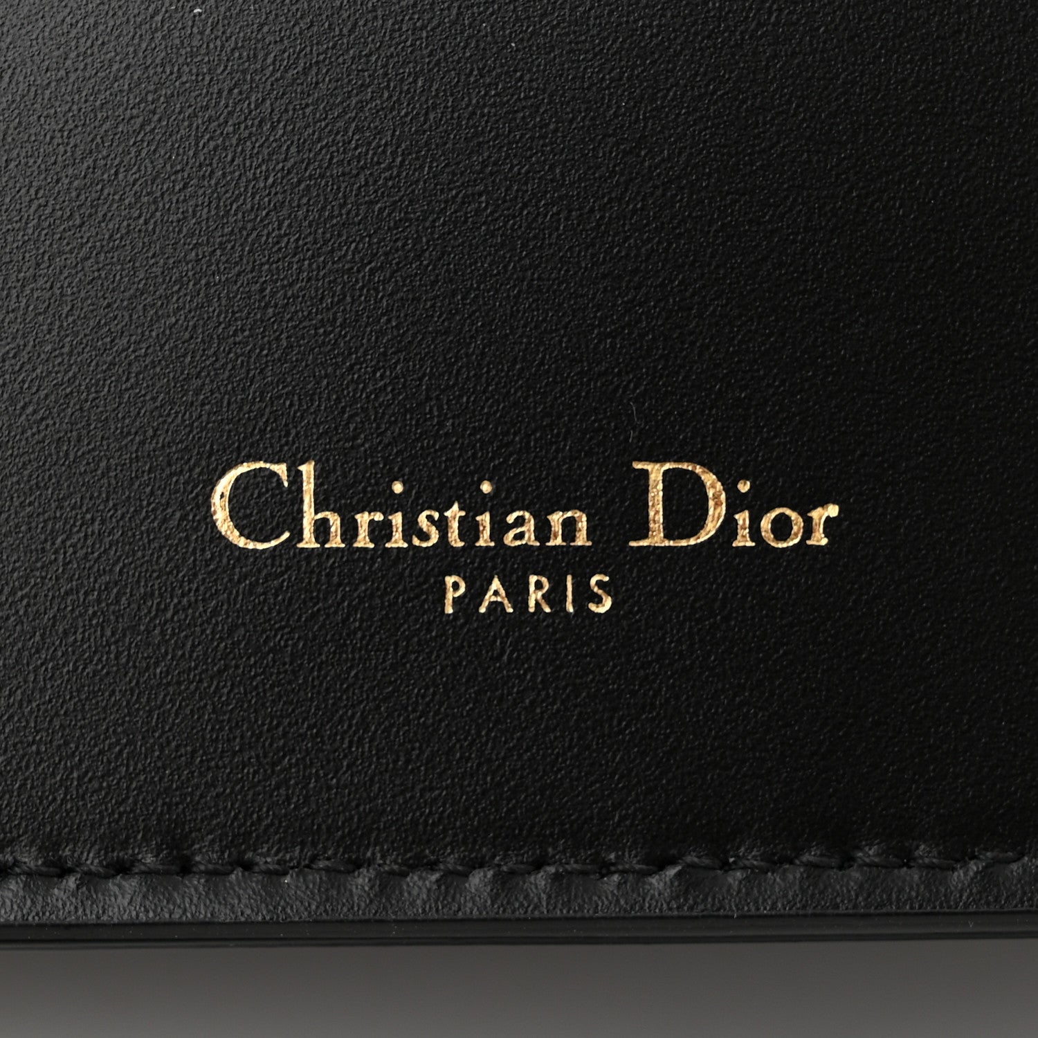 Christian Dior Calfskin CD Signature Clutch Black 6 of 10