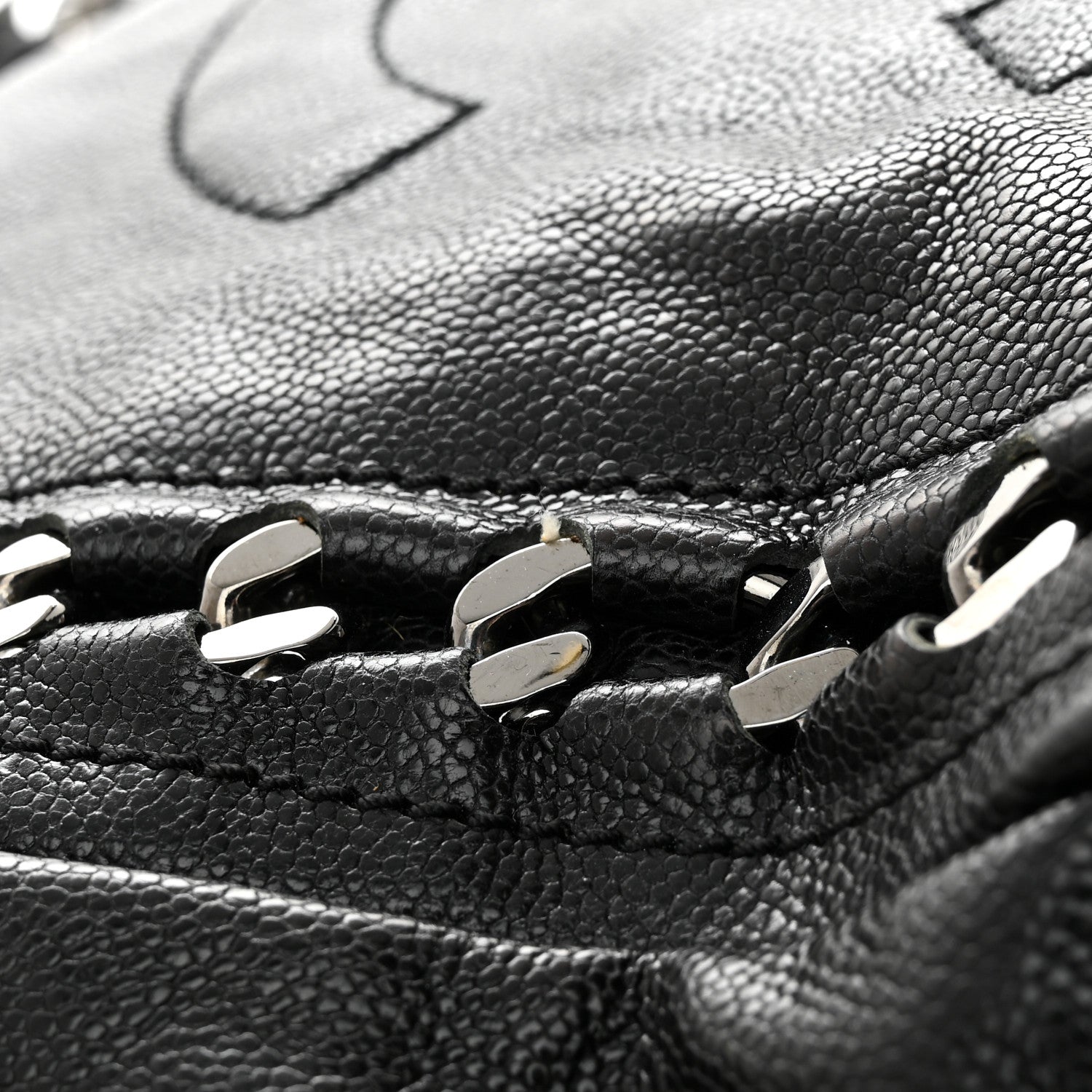 Chanel Glazed Calfskin Modern Chain Tote Black 12 of 12