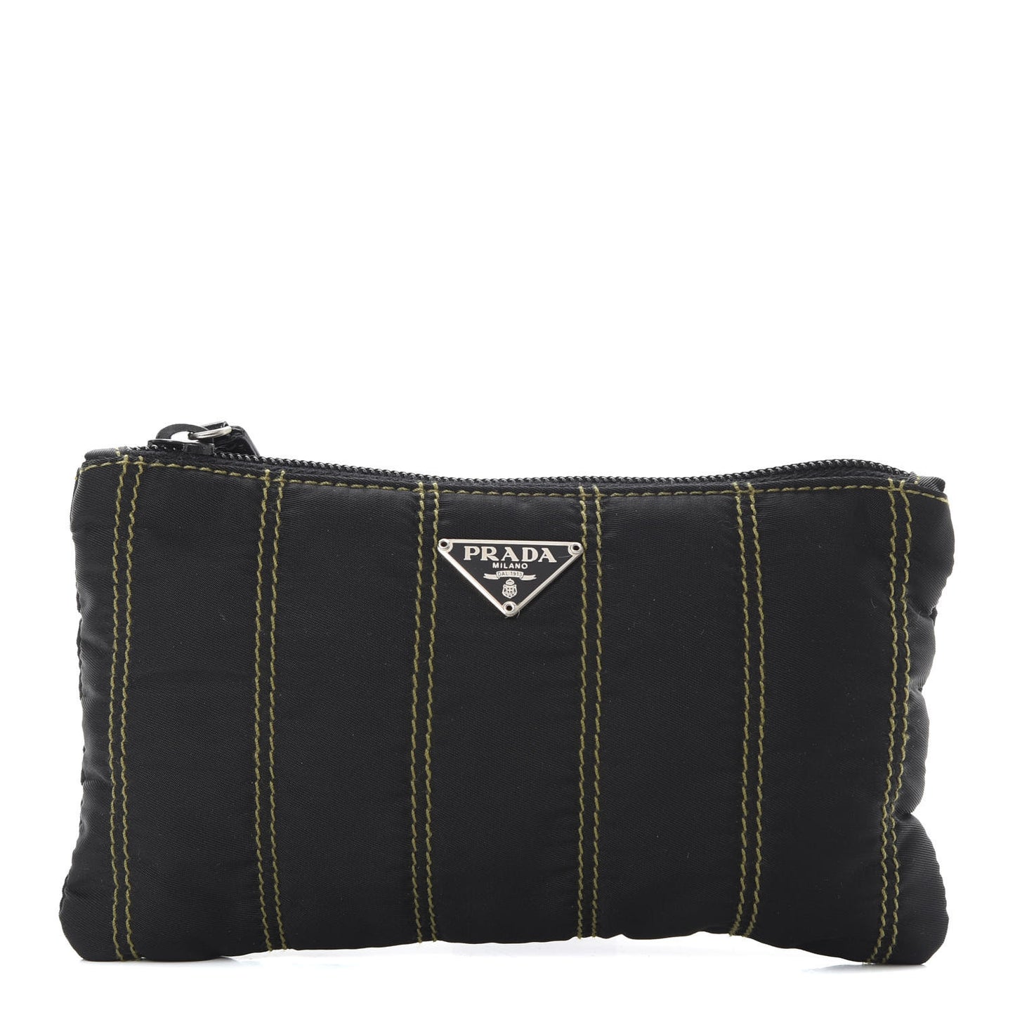 Tessuto Nylon Cosmetic Pouch Black