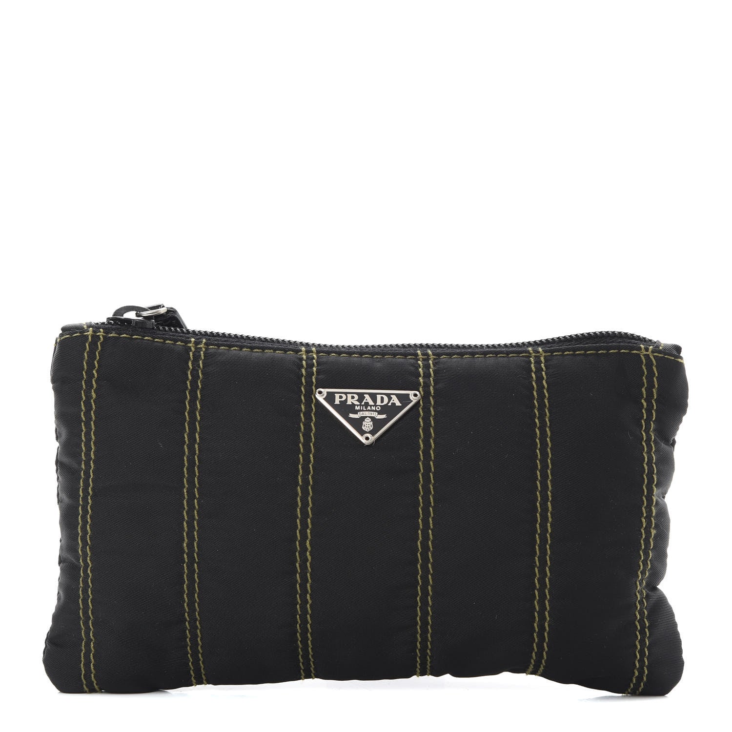 Prada Tessuto Nylon Cosmetic Pouch Black 1 of 7