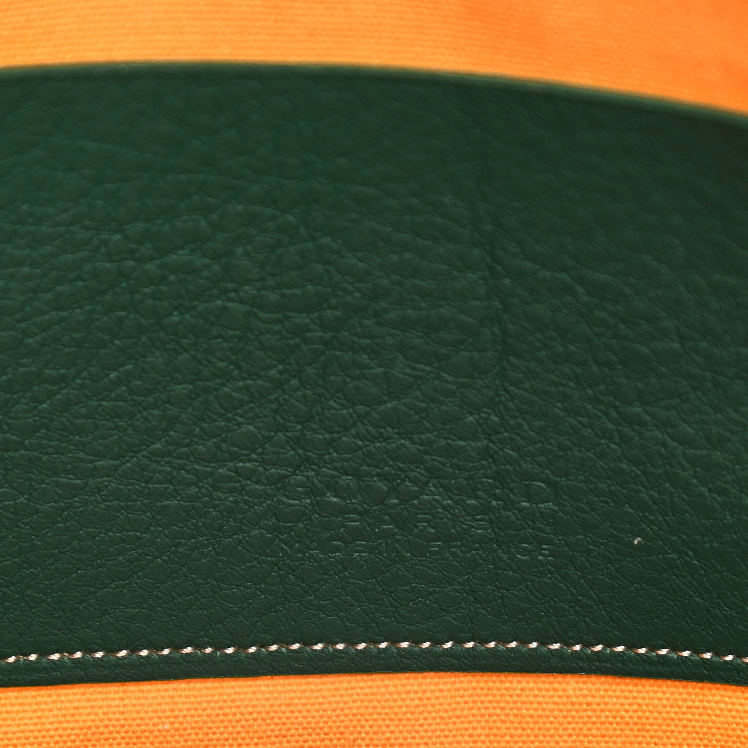 Goyard Goyardine Senat Pochette MM Green 6 of 11