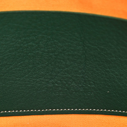 Goyard Goyardine Senat Pochette MM Green 6 of 11