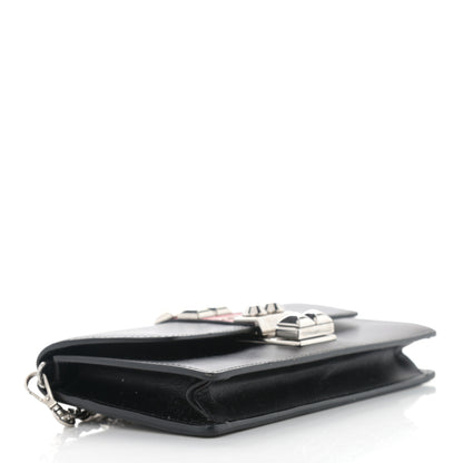 Prada City Calfskin Studded Mini Elektra Crossbody Bag Black Fuoco 3 of 11