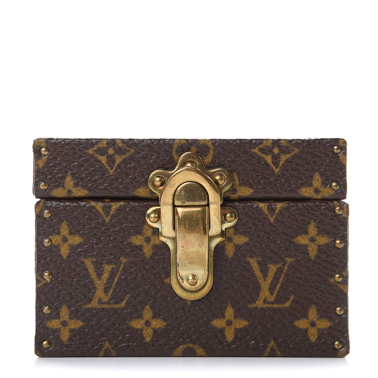 Louis Vuitton Monogram Ring Box Mini Trunk Case 1 of 8