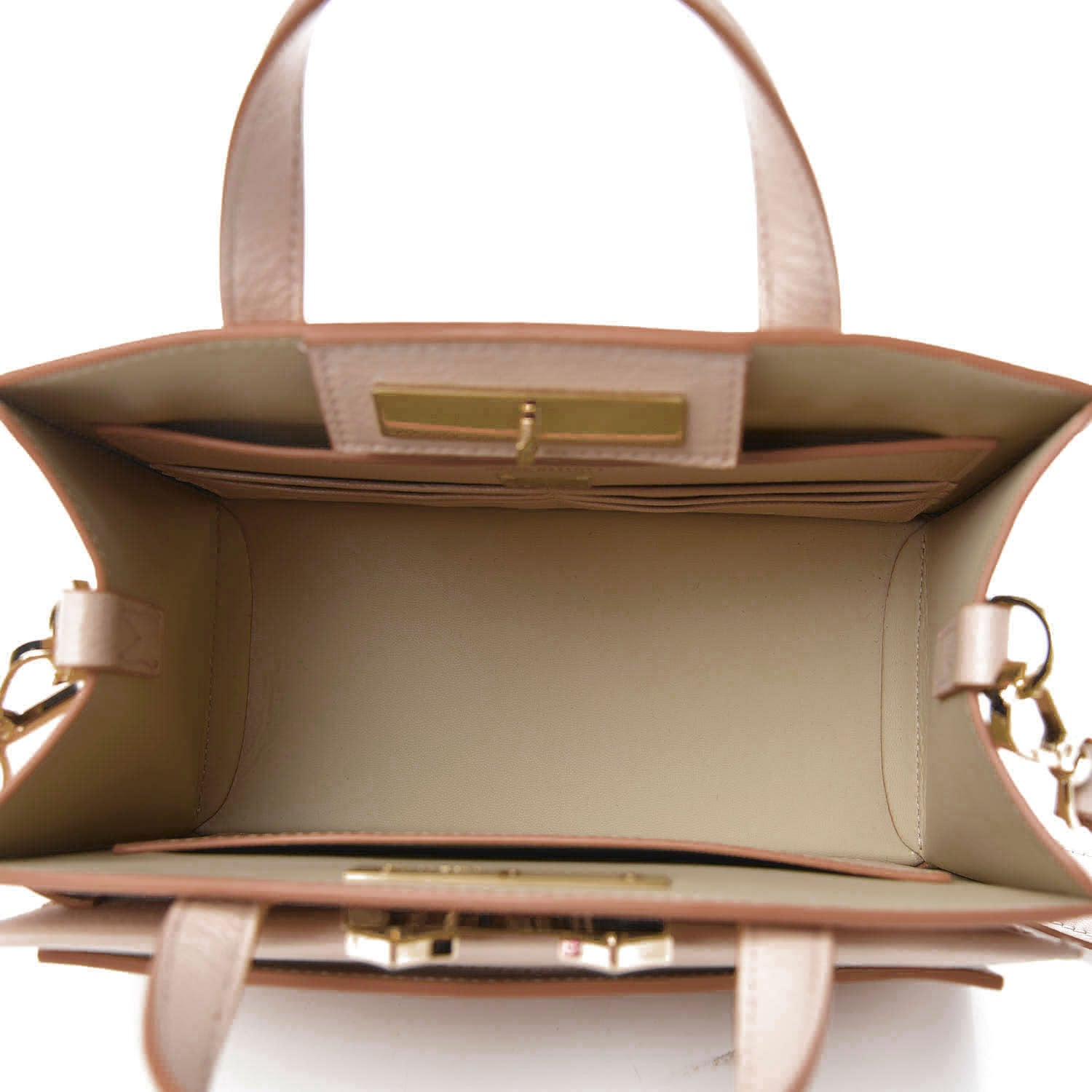 MCM Goatskin Mini Milano Tote Rose Dust 5 of 10