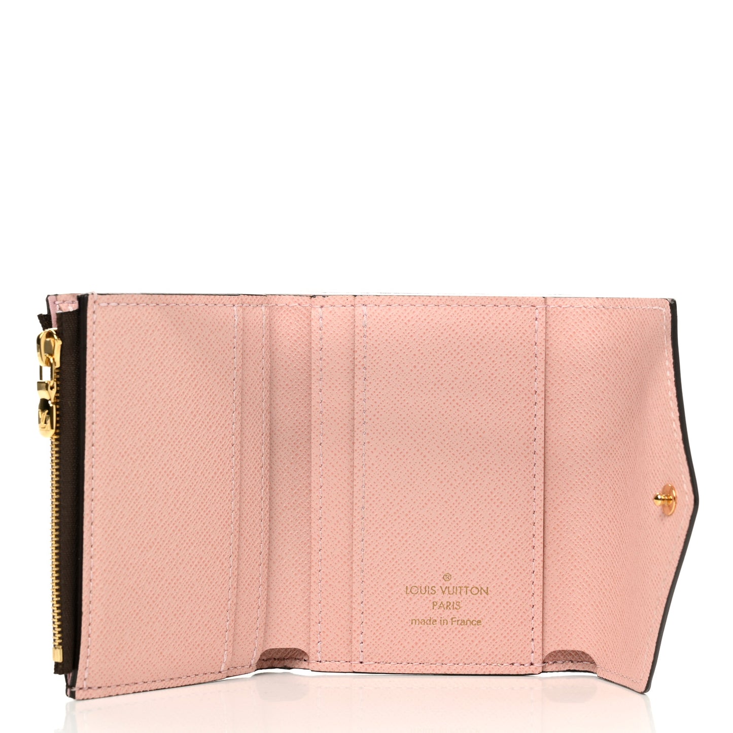 Monogram Zoe Wallet Rose Ballerine
